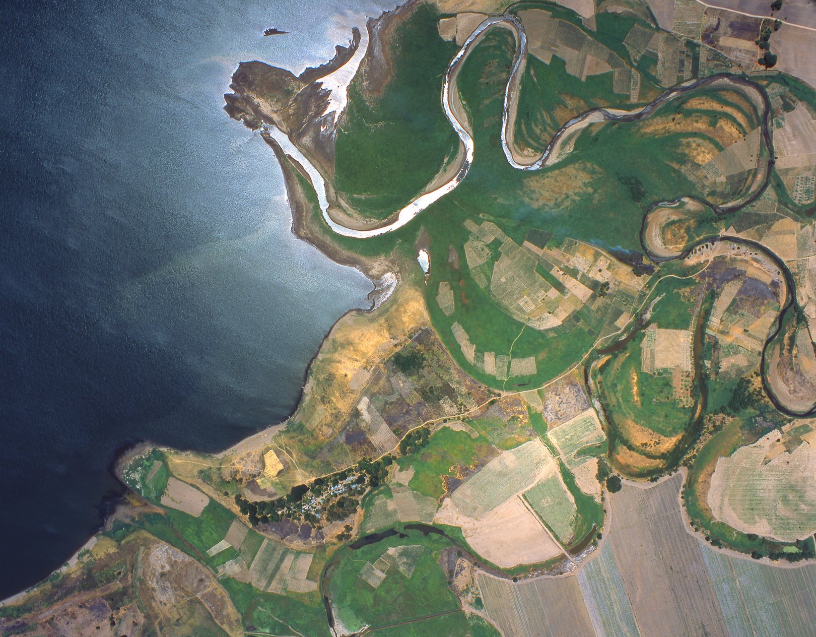 Satellite View of Coastal El Salvador